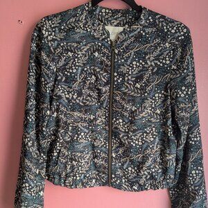 Floral Bomber Jacket